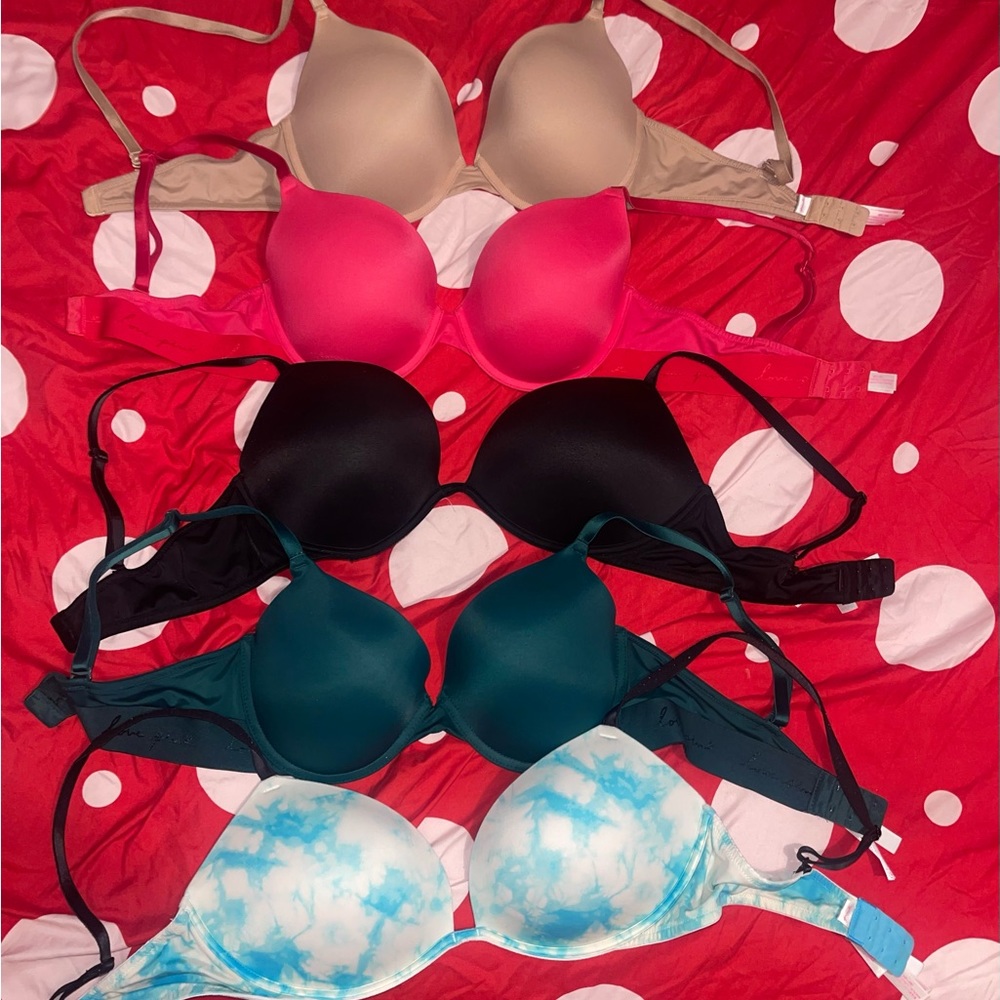 6 Victoria Secret (PINK) Bras